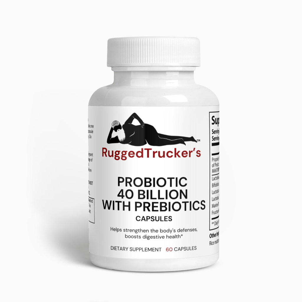 Rugged Trucker's Probiotic 40 Billion With Prebiotics