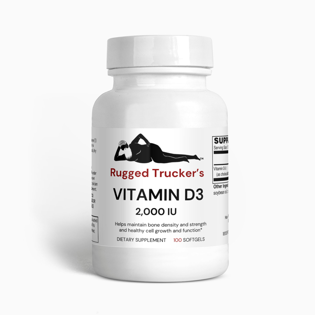 Rugged Trucker's Vitamin D3, 2,000 IU