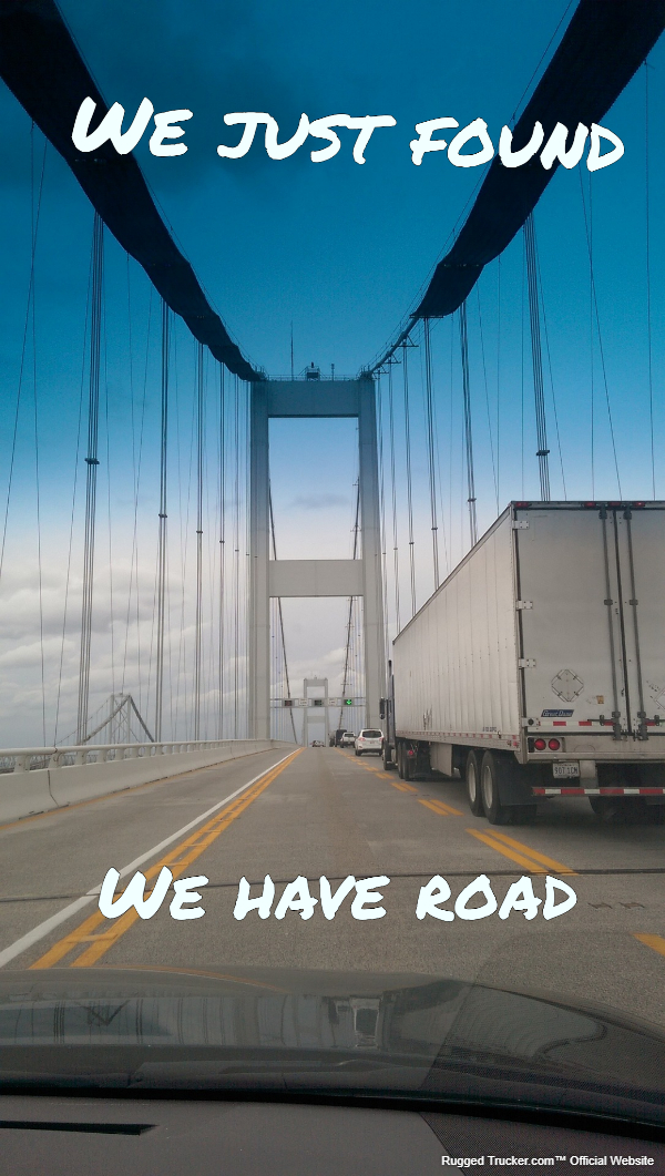 We just found... We have road